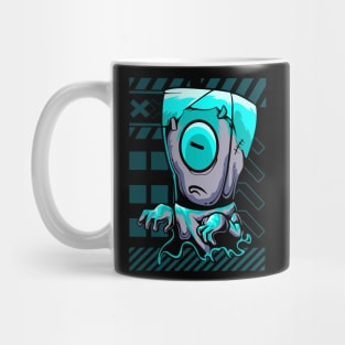 Cartoon monster character Mug